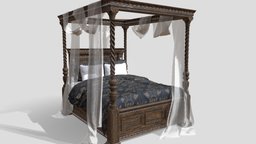 Four-Poster Canopy Bed