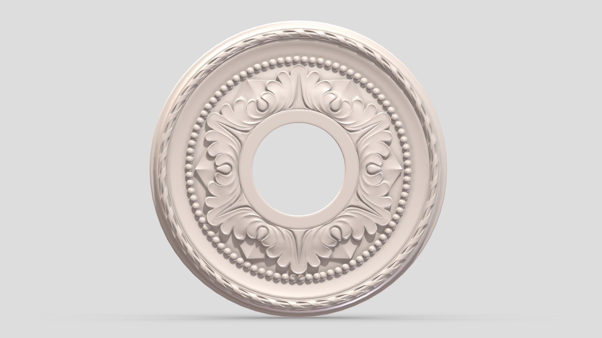 Classic Ceiling Medallion 05 3d model