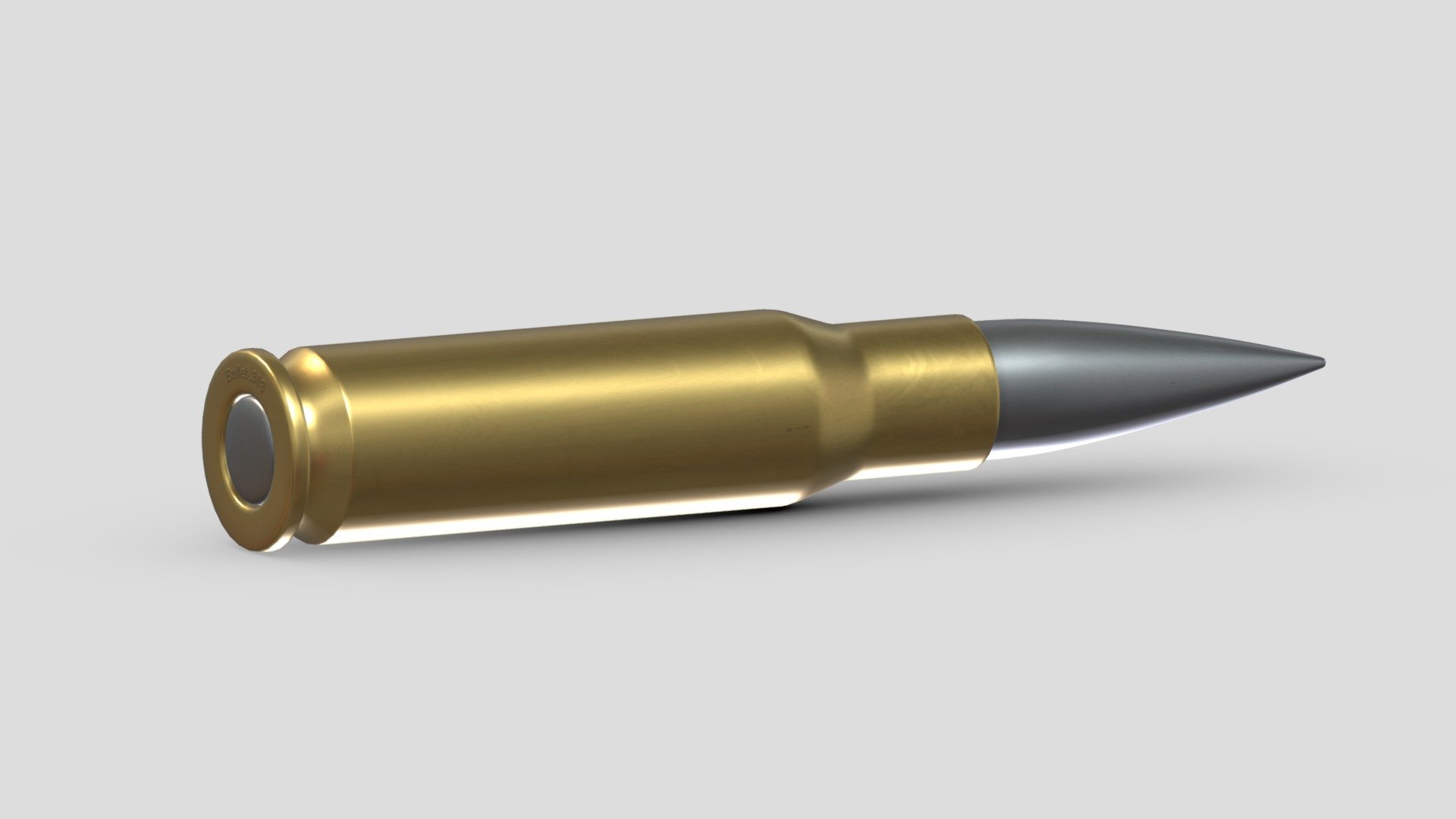 Bullet .308 3d model