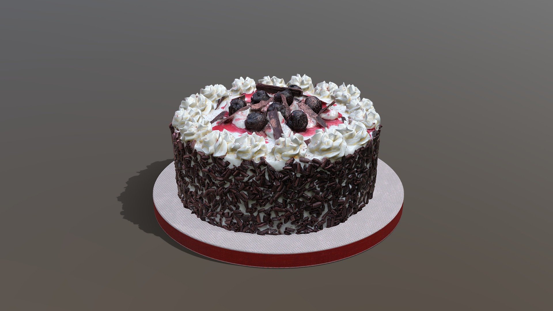 Black Forest Gateau 3d model