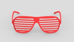 Shutter Glasses Red