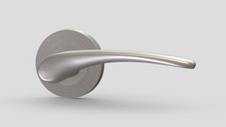 Eurospec Tirolo Satin Steel Solid Door Handle