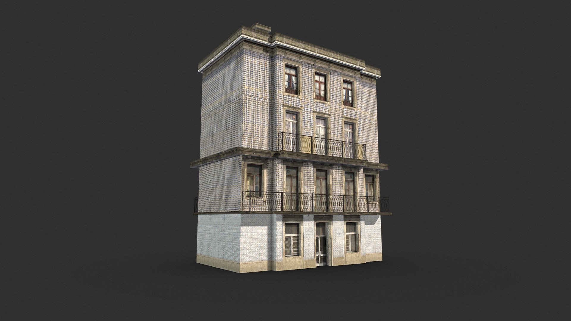 Apartment House 203 3d model