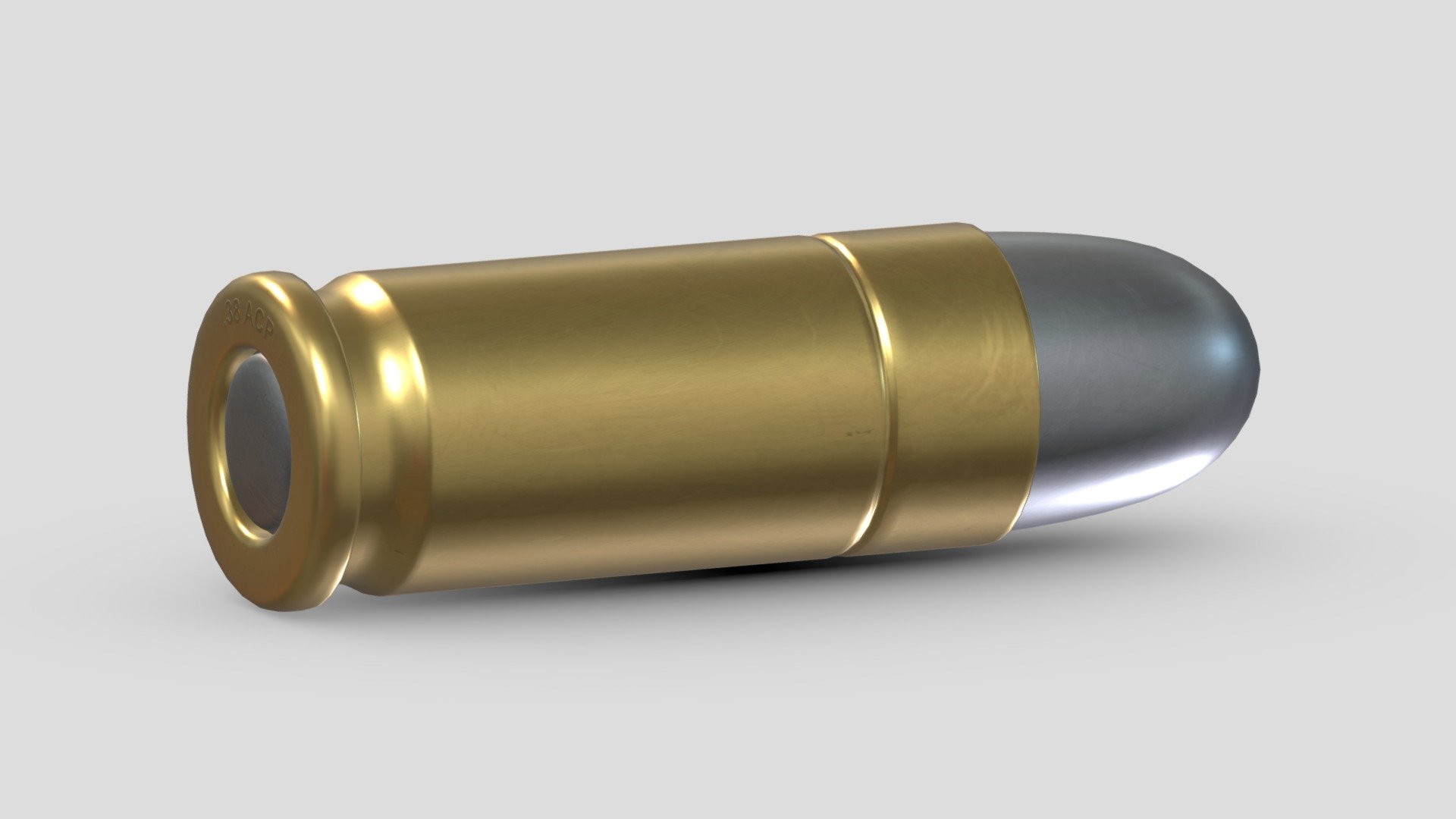 Bullet .38 ACP 3d model