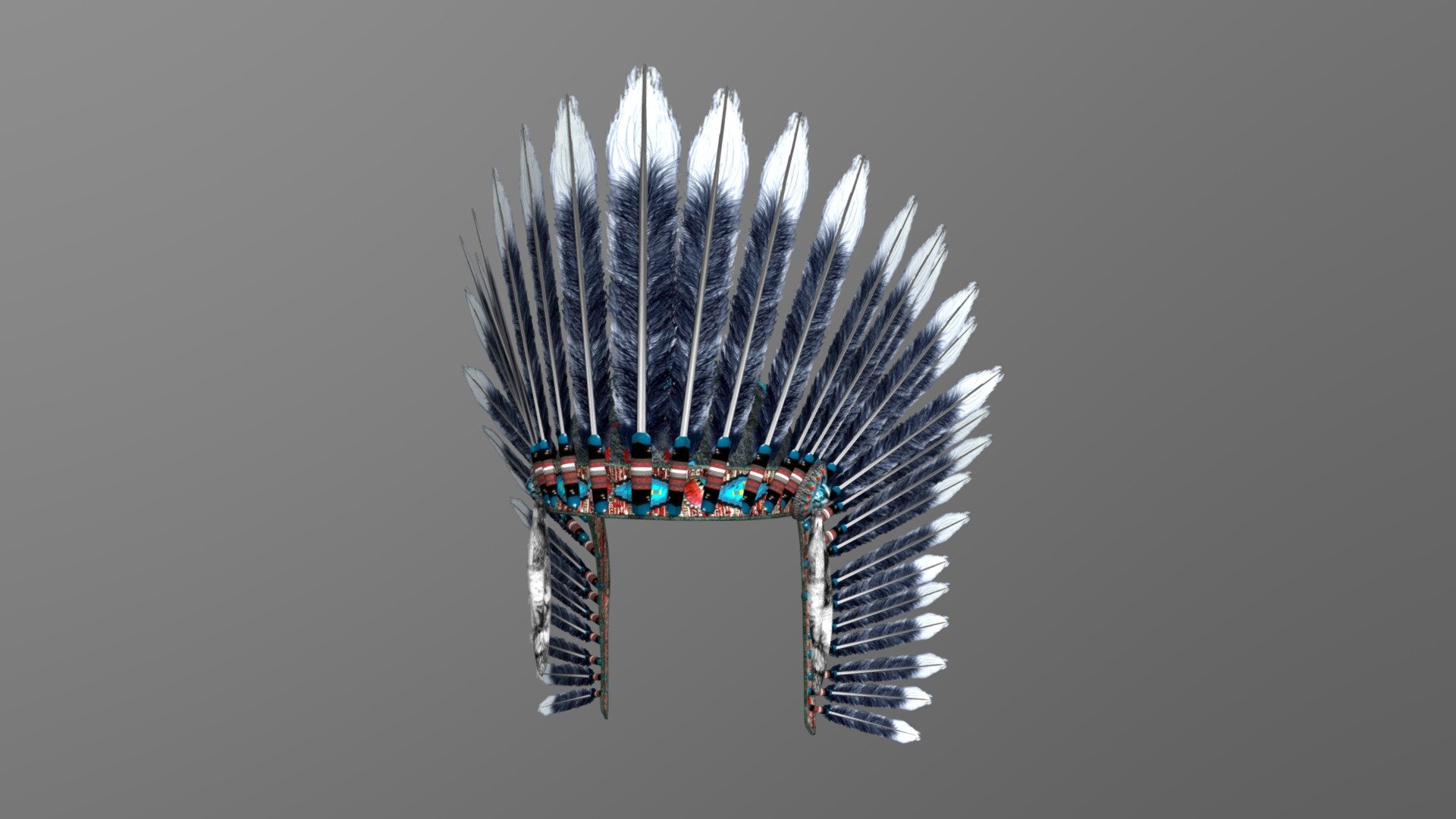 War Bonnet 4 3d model