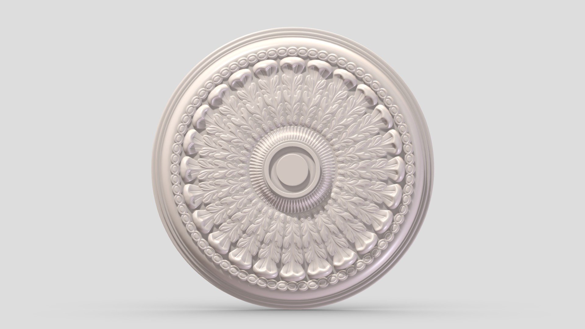 Classic Ceiling Medallion 15 3d model