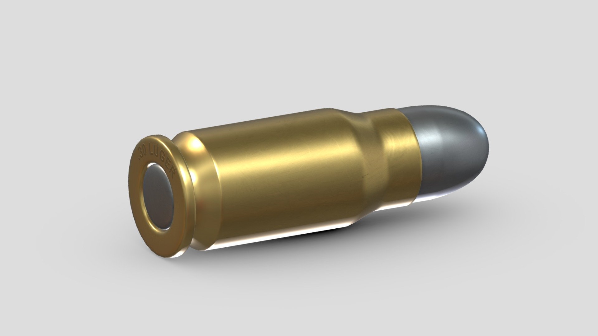 Bullet 30 LUGER 3d model