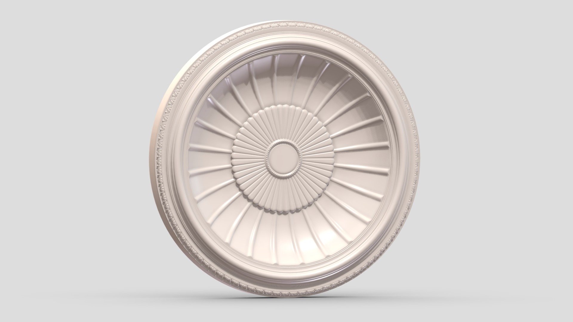 Classic Ceiling Medallion 54 3d model