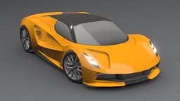 Lotus Evija 2023 Low-poly 3D