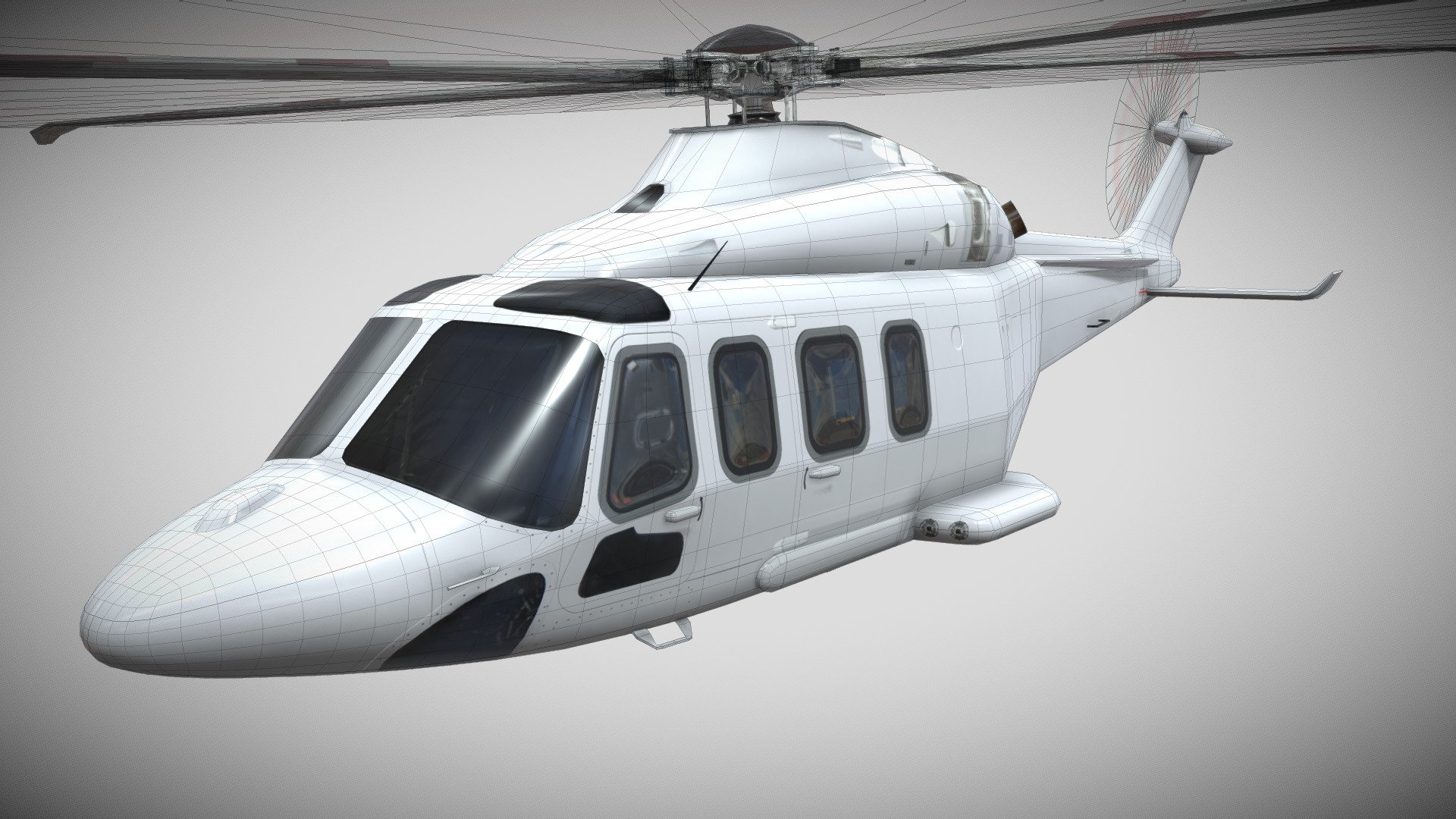 Agusta Westland 139 3d model