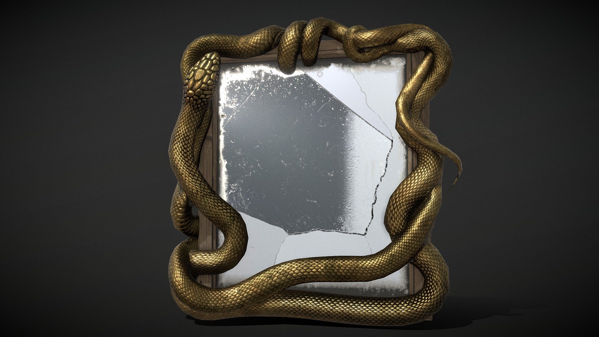 Snake Mirror 3d model