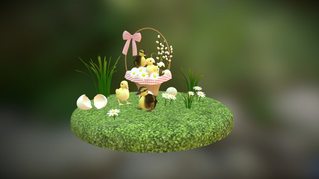 Springtime 3d model