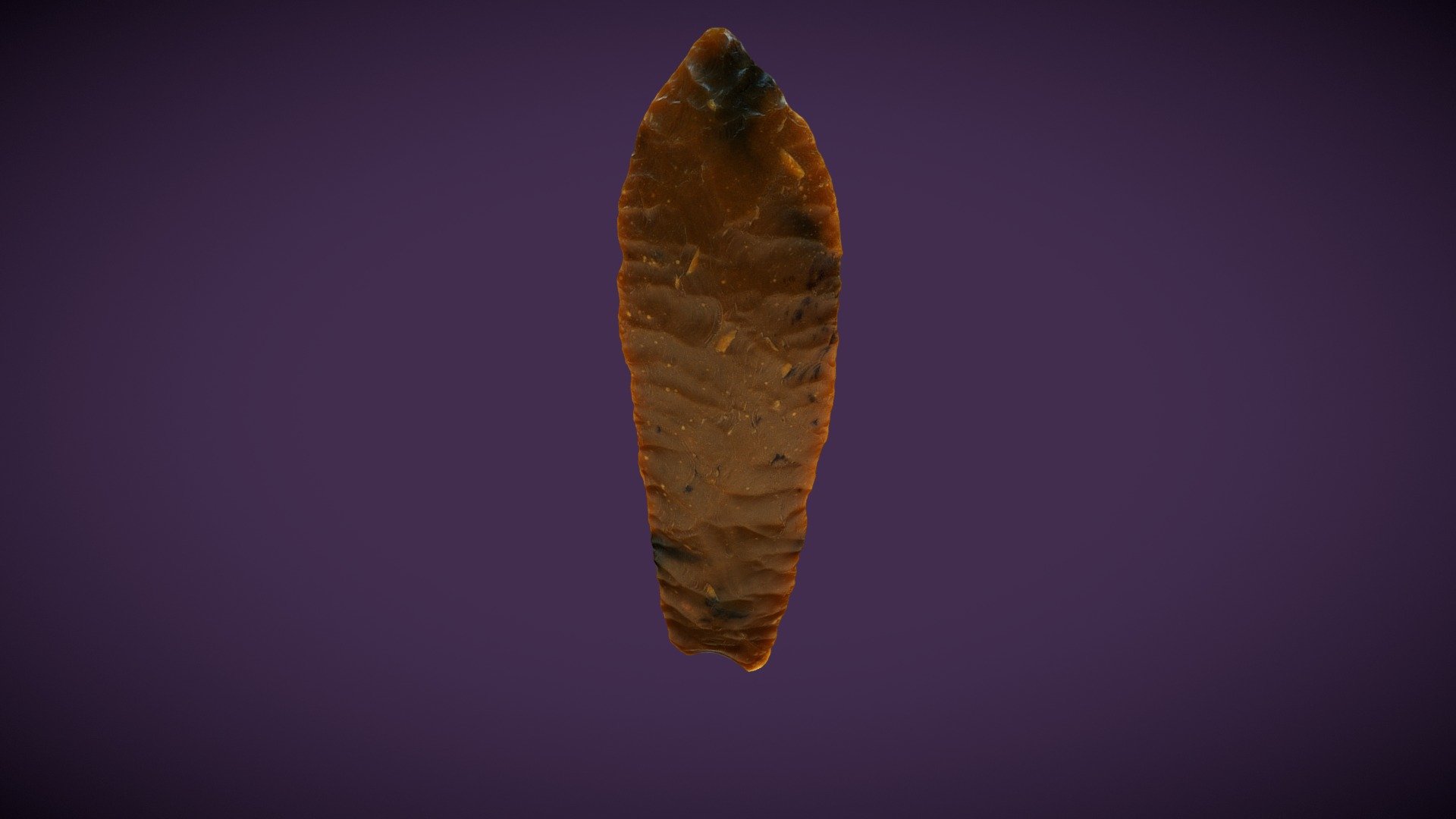 Hell Gap Projectile Point 3d model