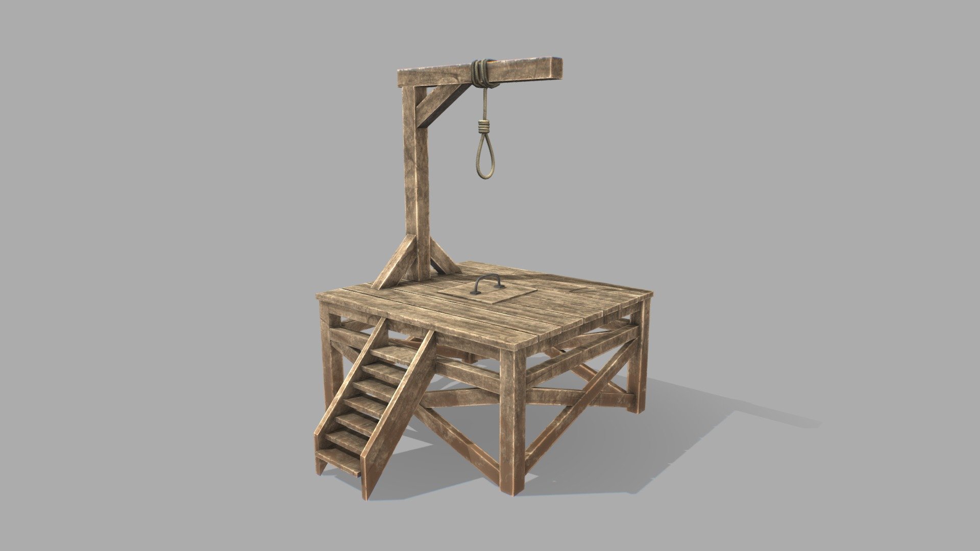 gallows 3d model