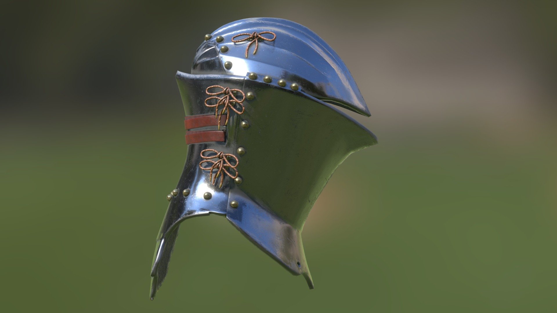 Frog-Mouth Helm 3d model