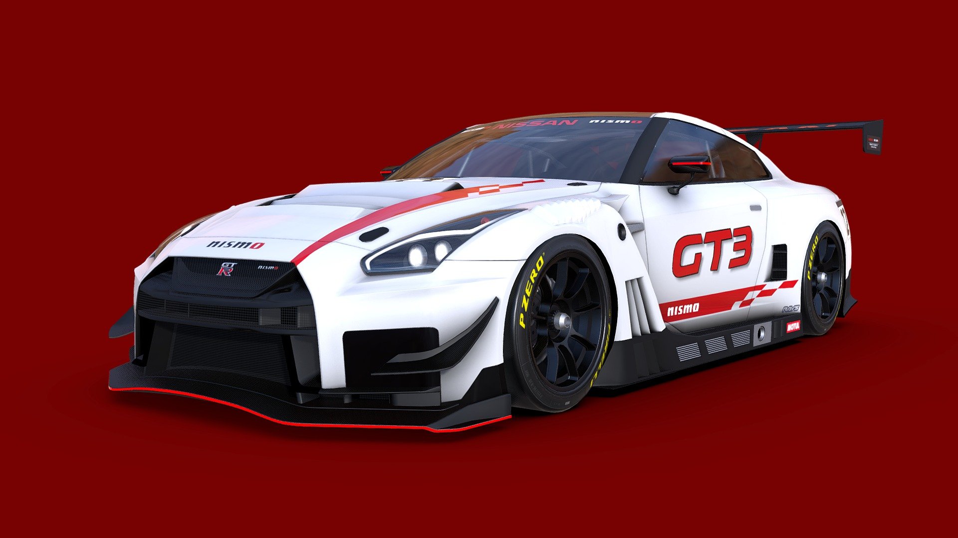 Nissan_GTR_Nismo_GT3 3d model