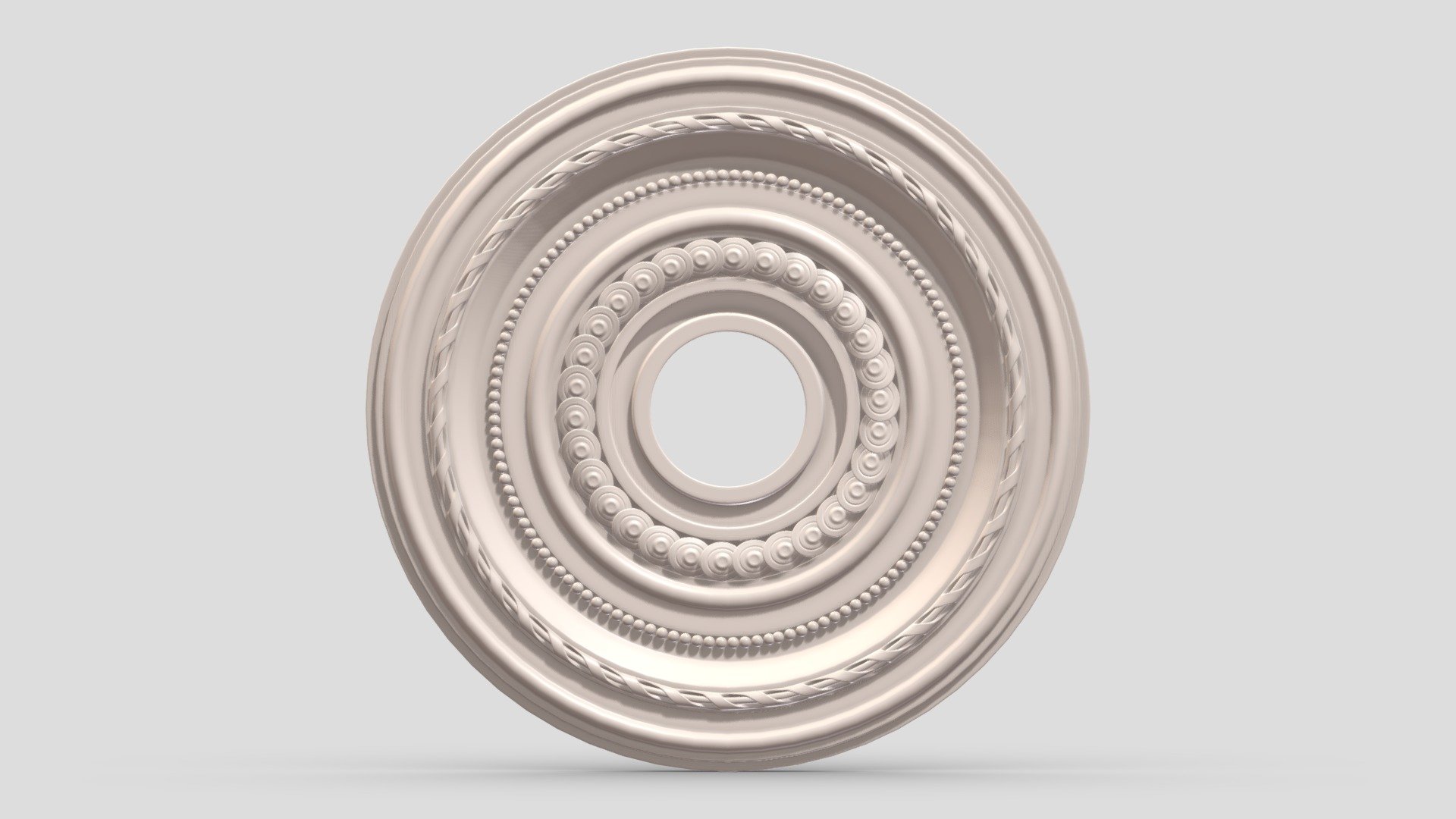 Classic Ceiling Medallion 10 3d model