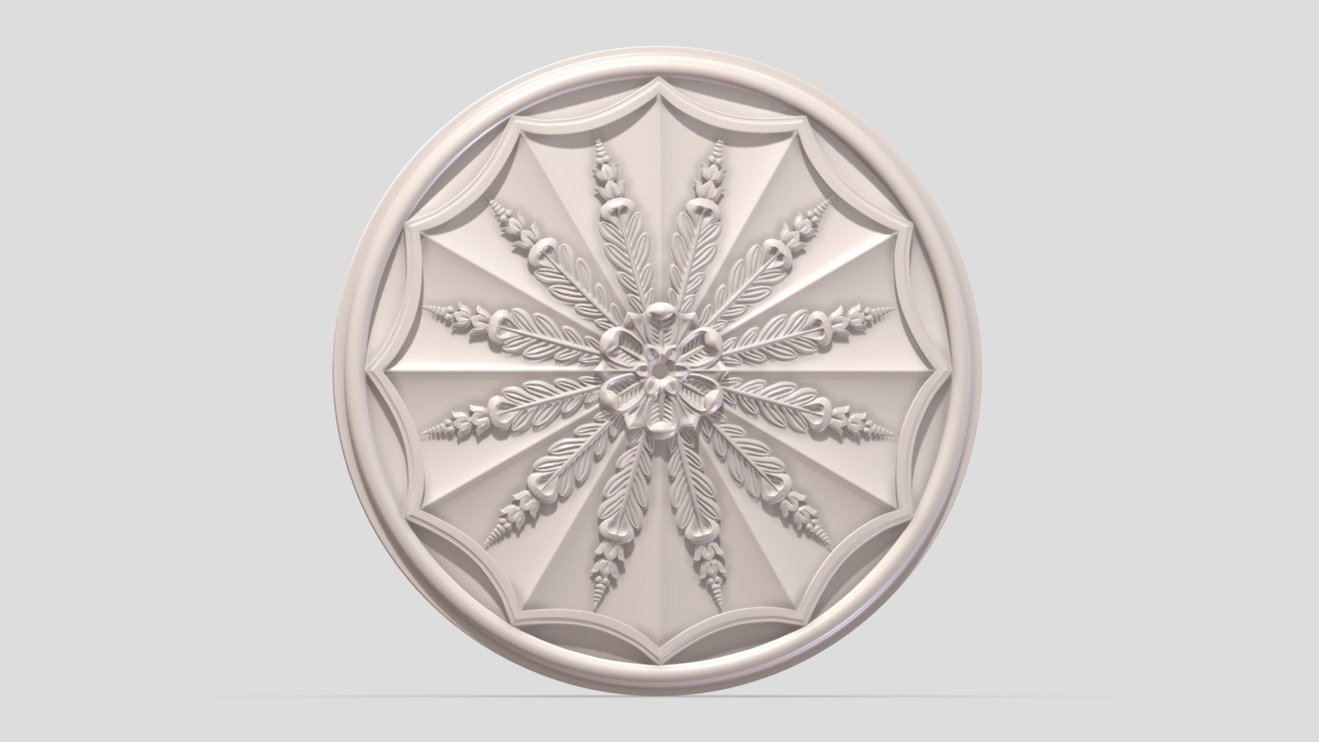 Classic Ceiling Medallion 59 3d model