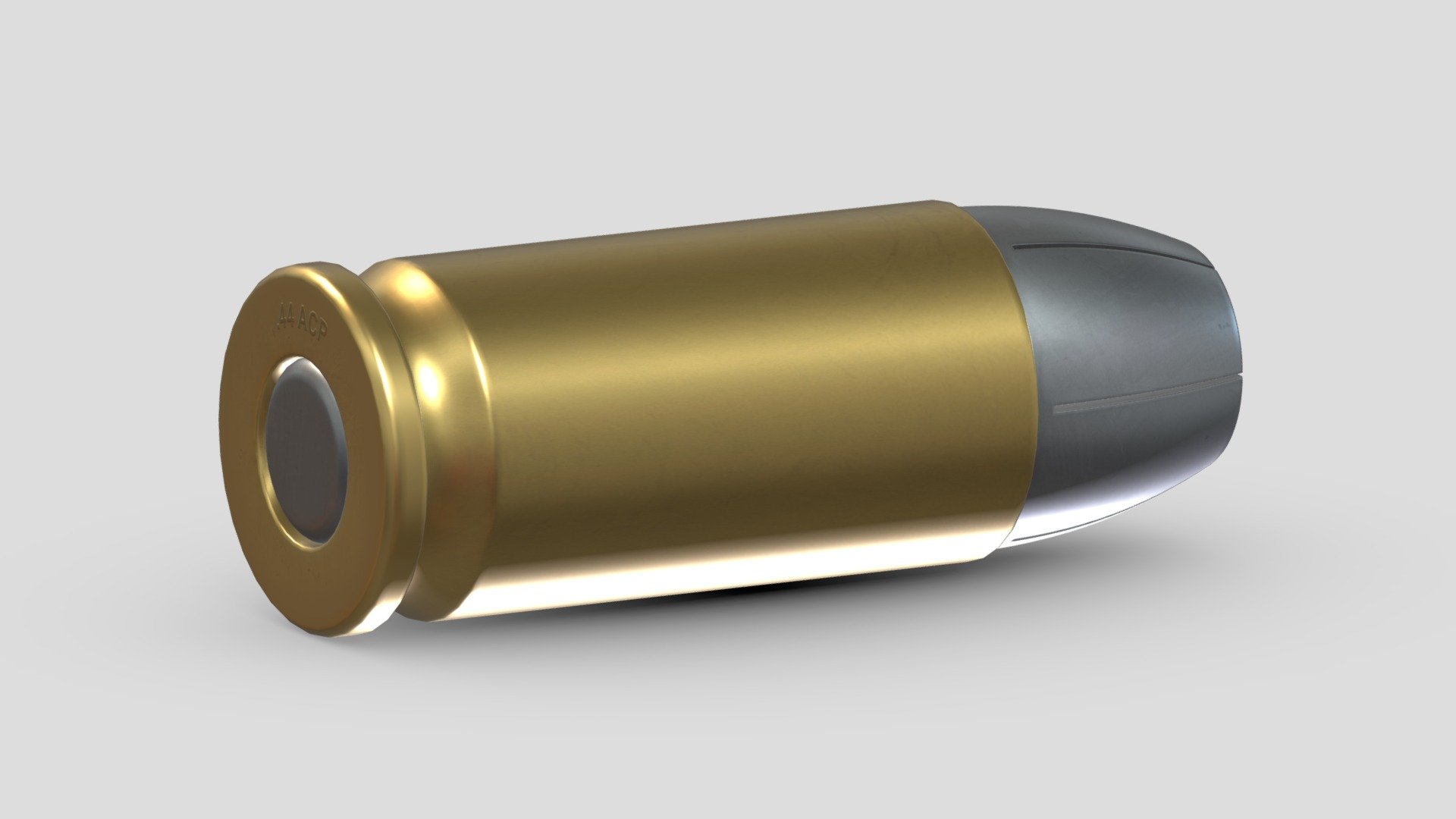 Bullet .44 ACP 3d model