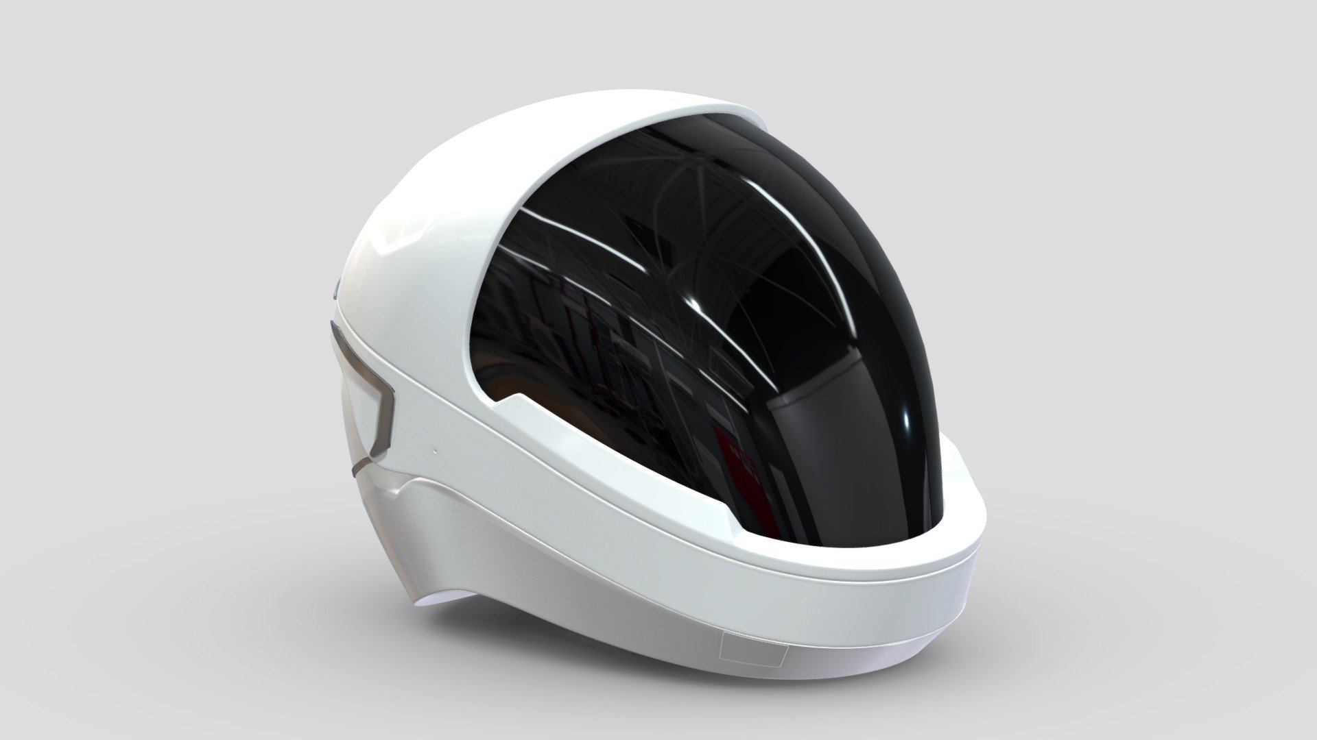 Starman Helmet 3d model