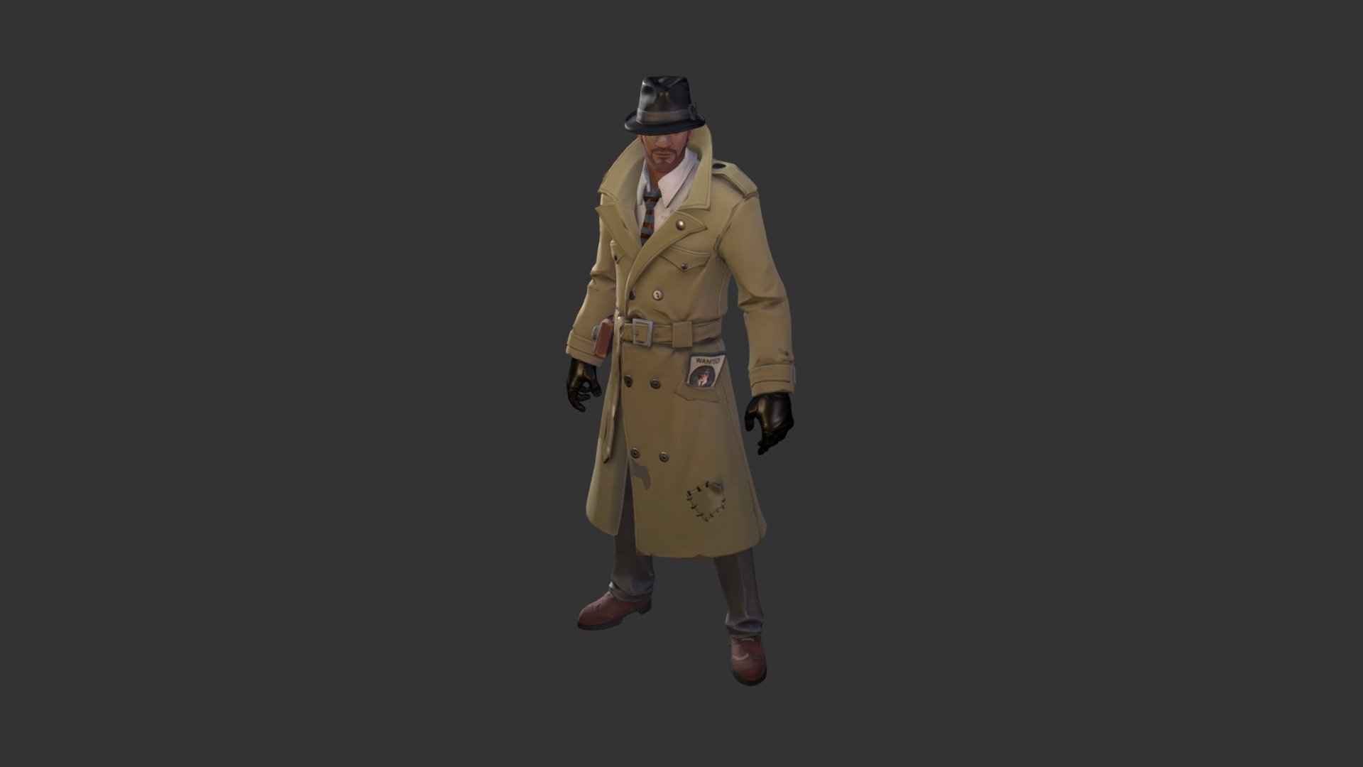 Sleuth Outfit 3d model