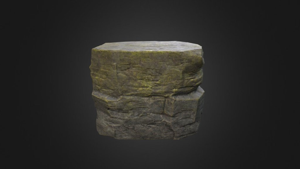 Rock Cliff A 3d model