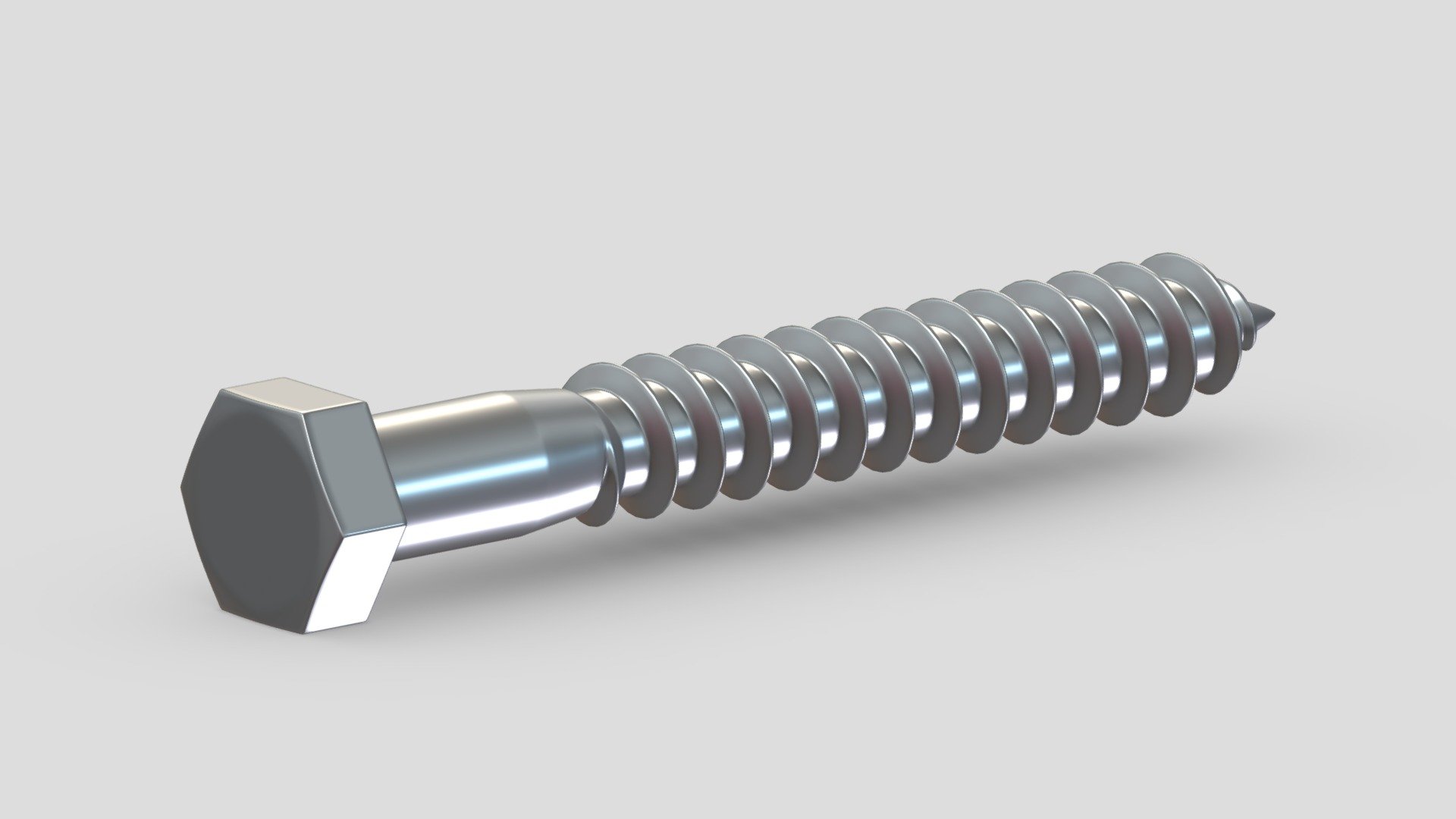 Lag Bolt 3d model