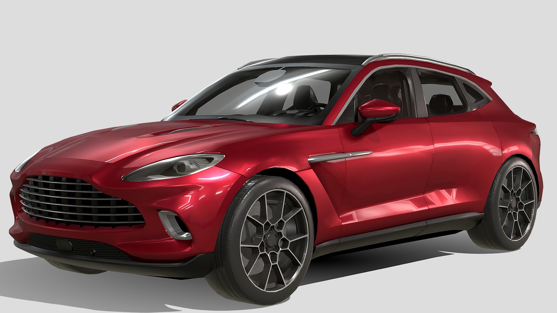 Aston Martin DBX 2022 3d model