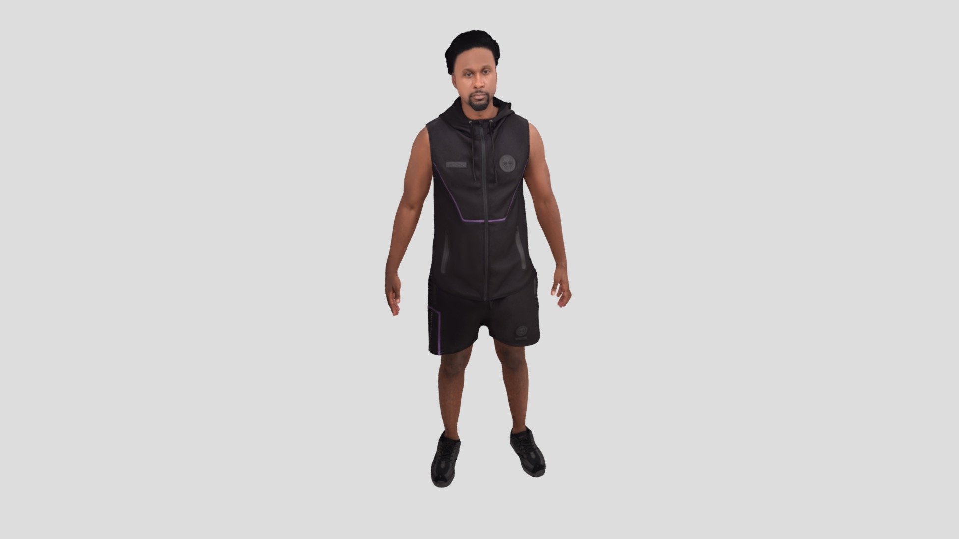 Lanny Actively Black x Black Panther 3d model