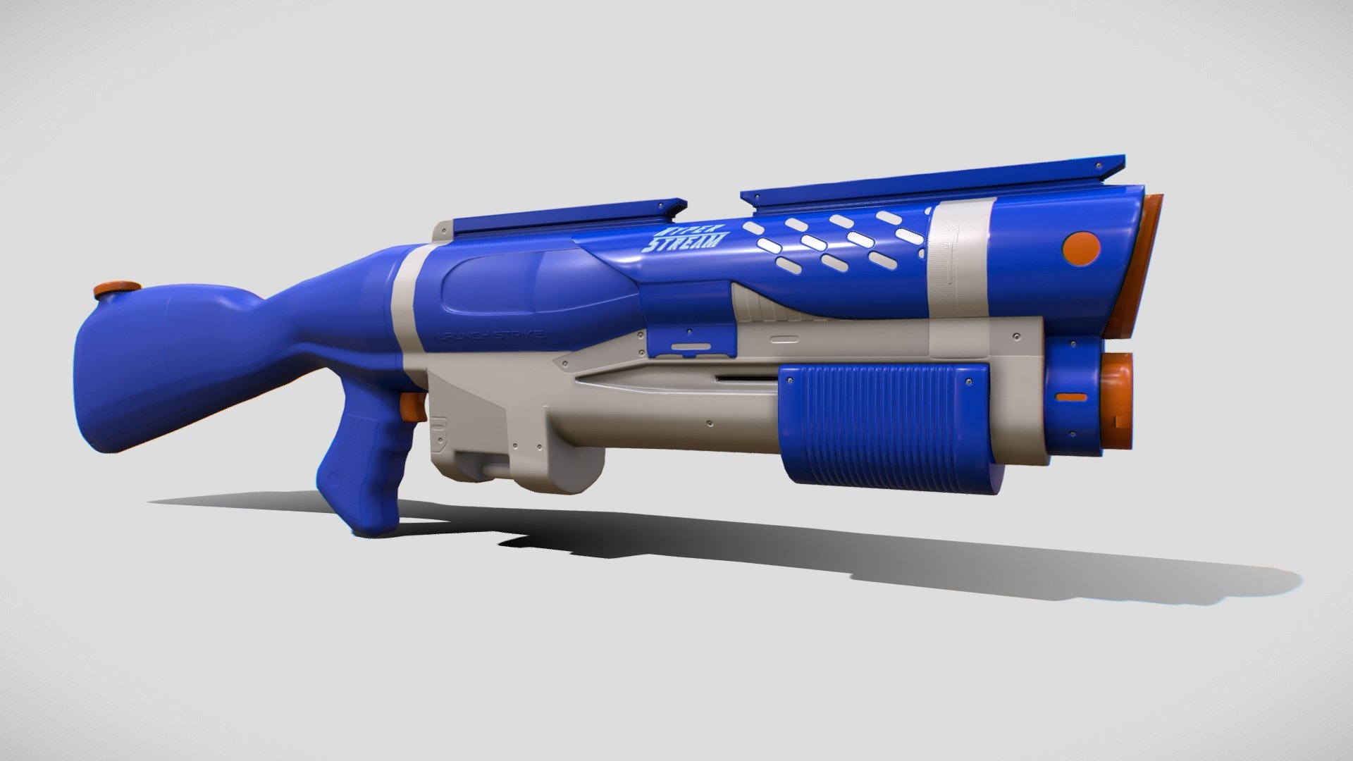 [Commission] Hyper Stream water gun 3d model