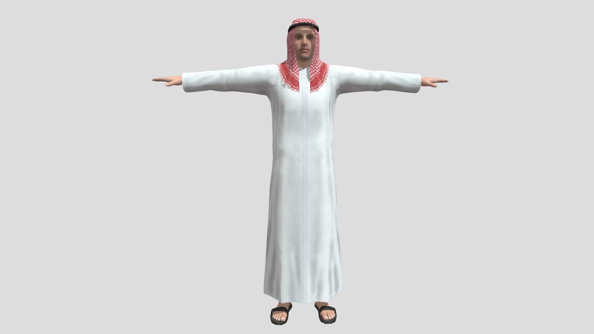 Arab Male 3d model