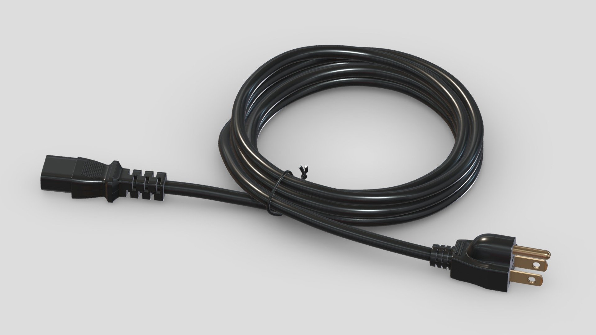 Power Cord 300cm 3d model