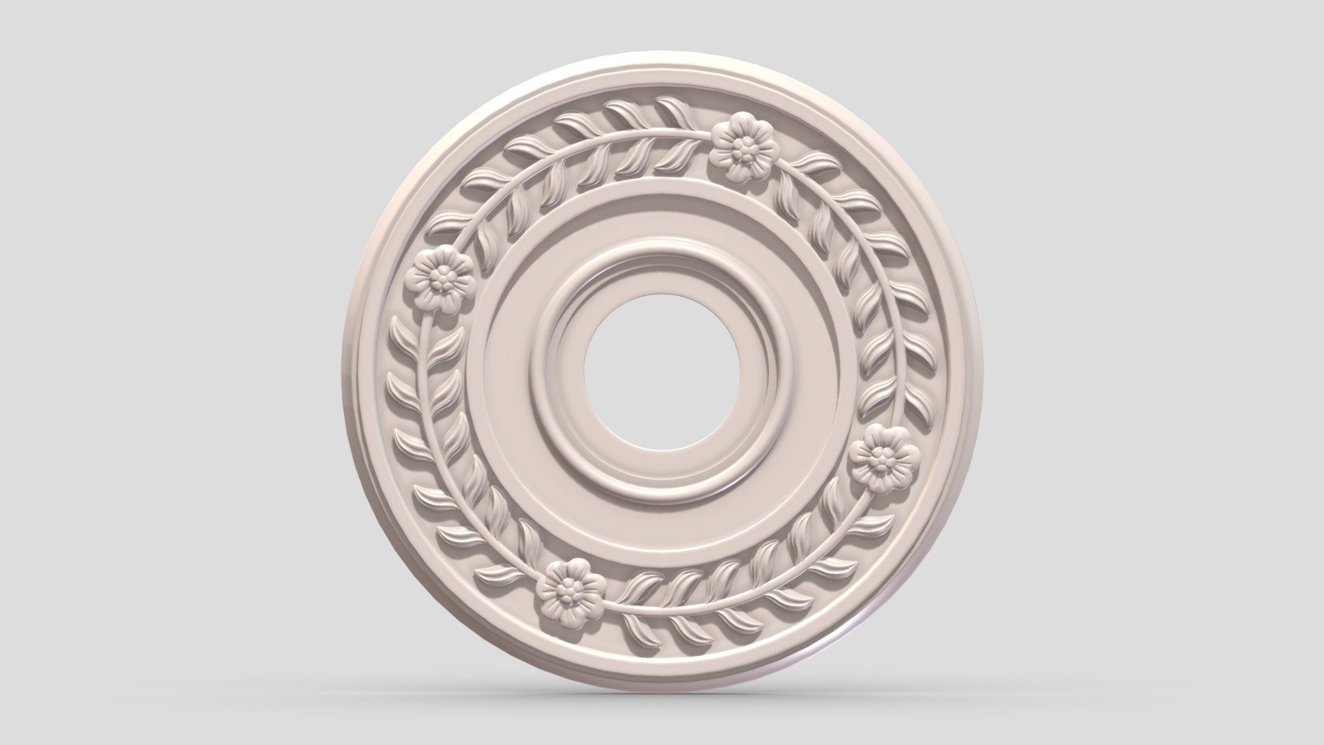 Classic Ceiling Medallion 25 3d model