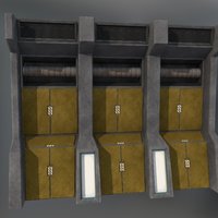 Star Wars KOTOR style space ship interior walls