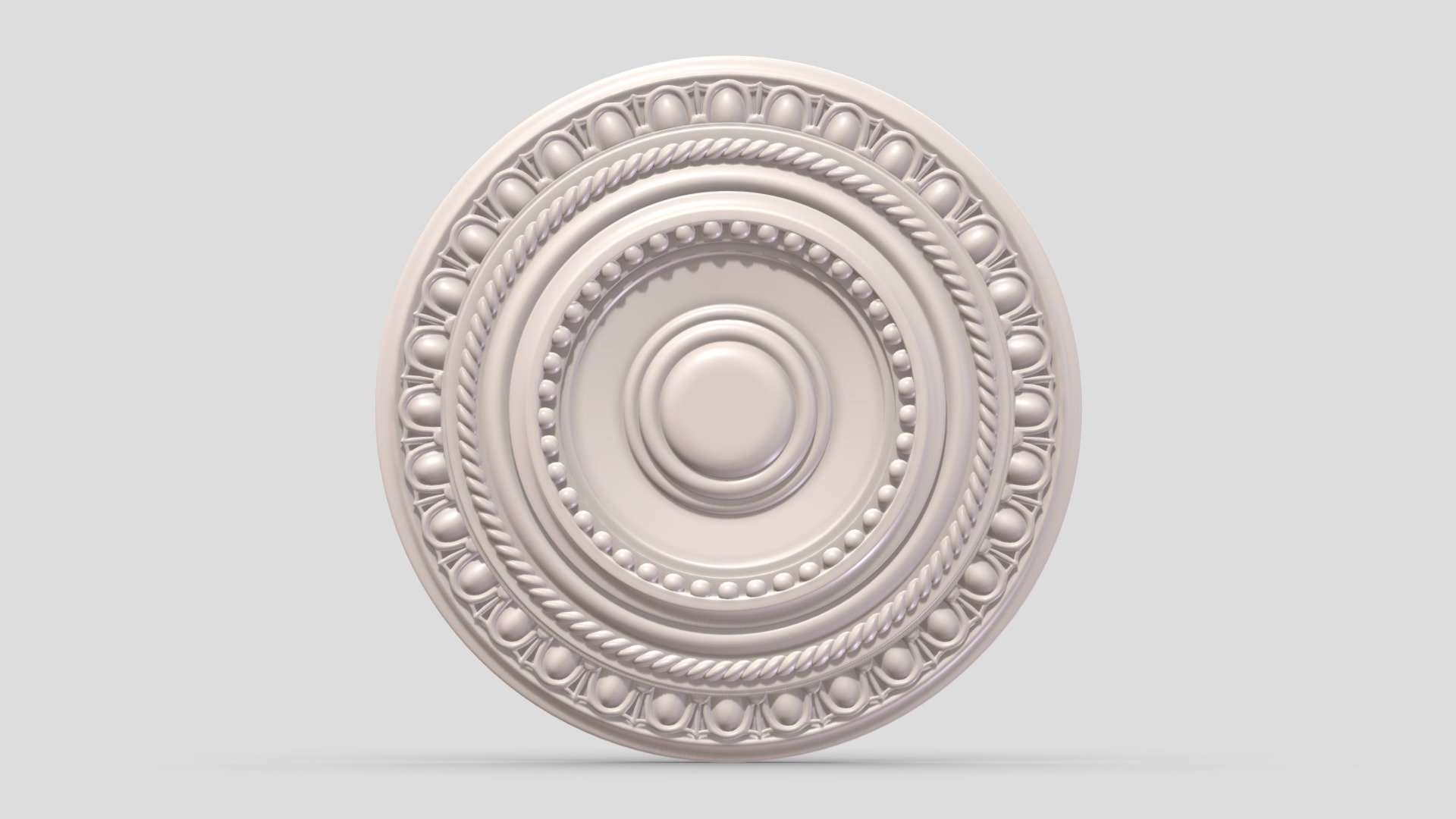 Classic Ceiling Medallion 51 3d model