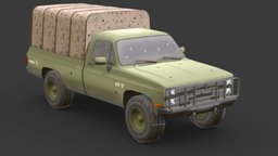 War Vehicle 3D Low-Poly # 3