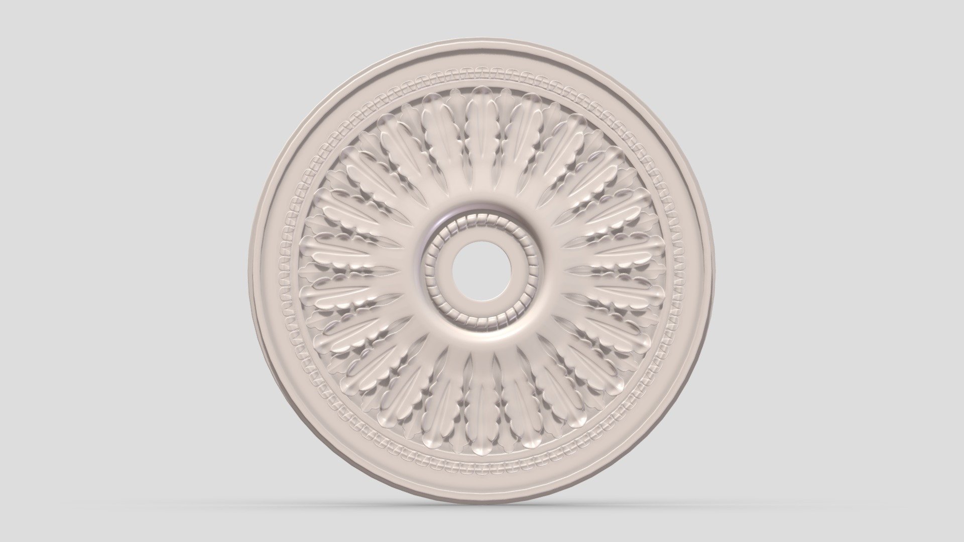 Classic Ceiling Medallion 20 3d model