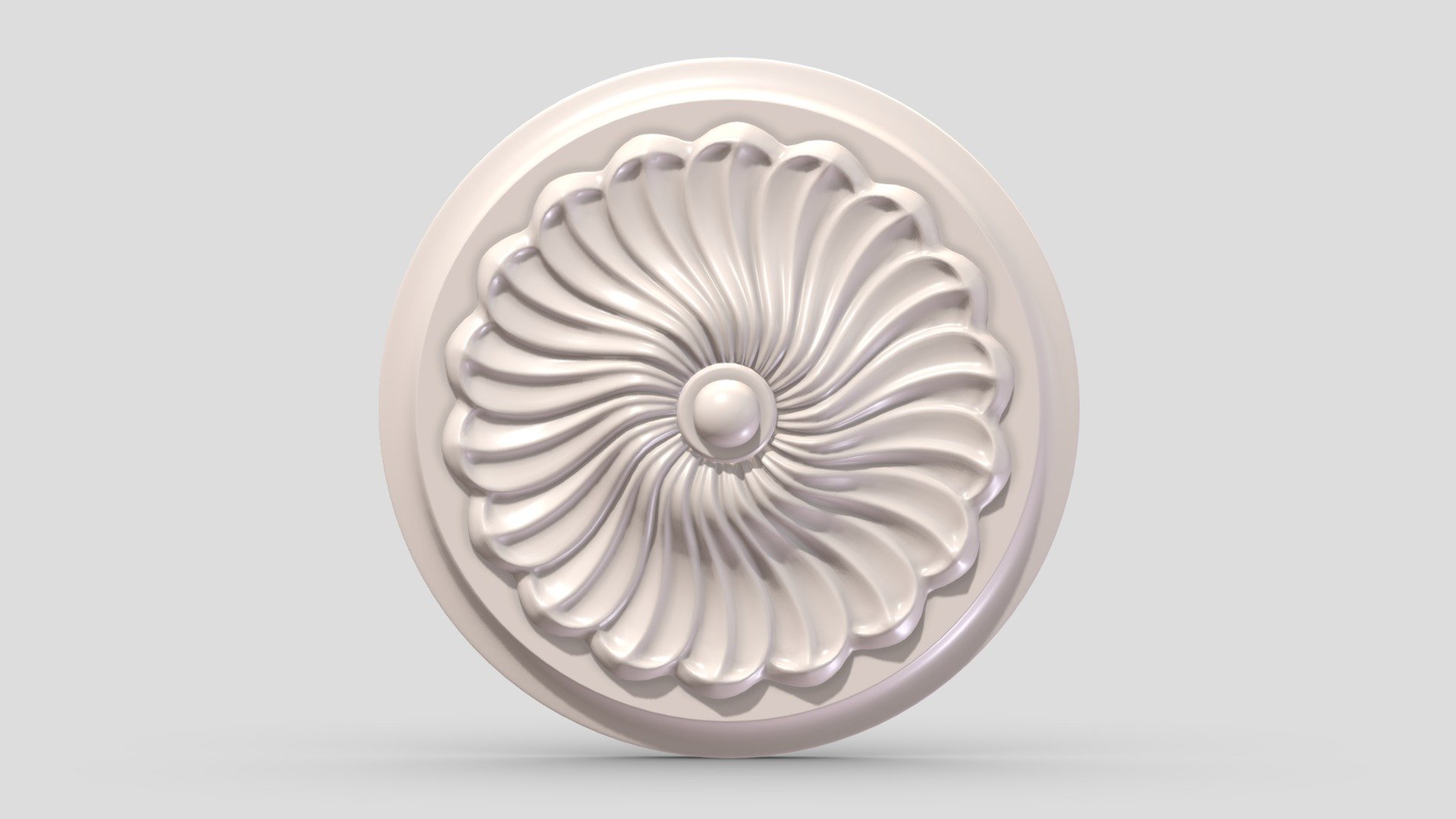 Classic Ceiling Medallion 47 3d model