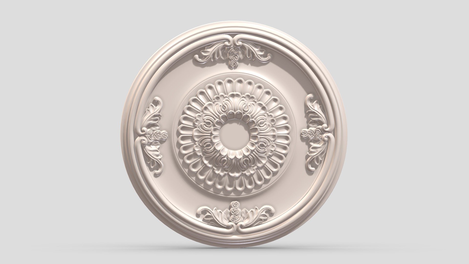 Classic Ceiling Medallion 60 3d model