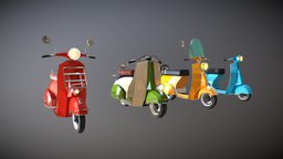 Low Poly Scooter Pack