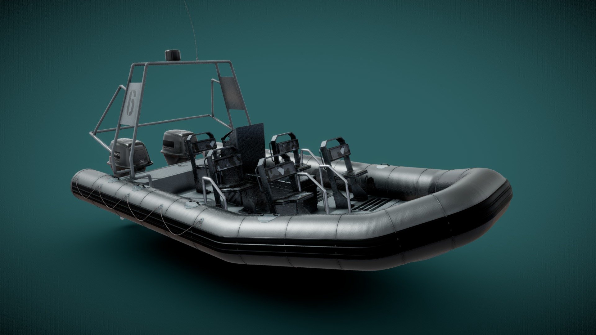 Speed Boat 3d model