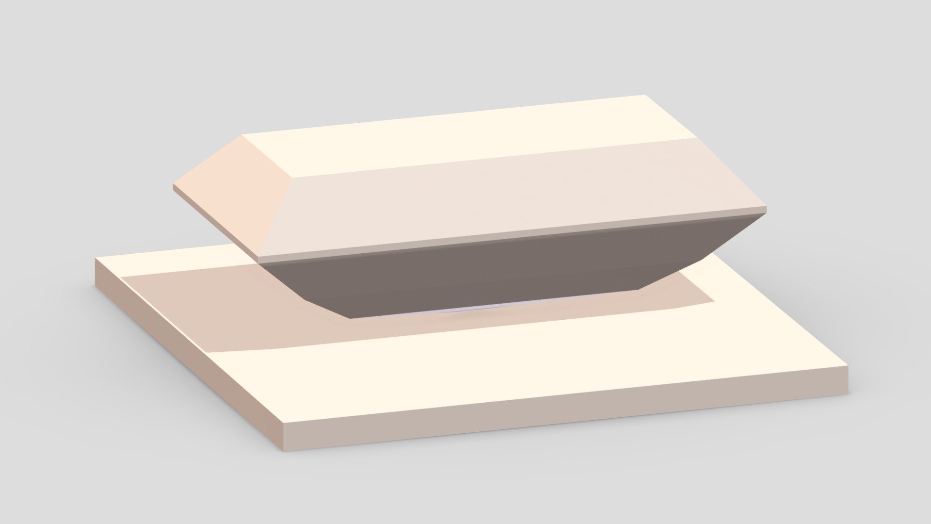 BAGUETTE Cut Diamond 3d model