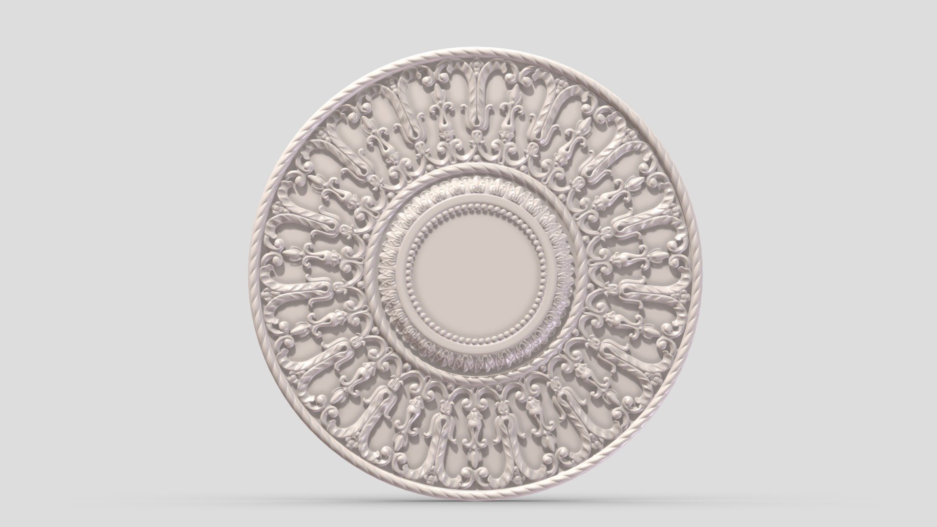 Classic Ceiling Medallion 31 3d model