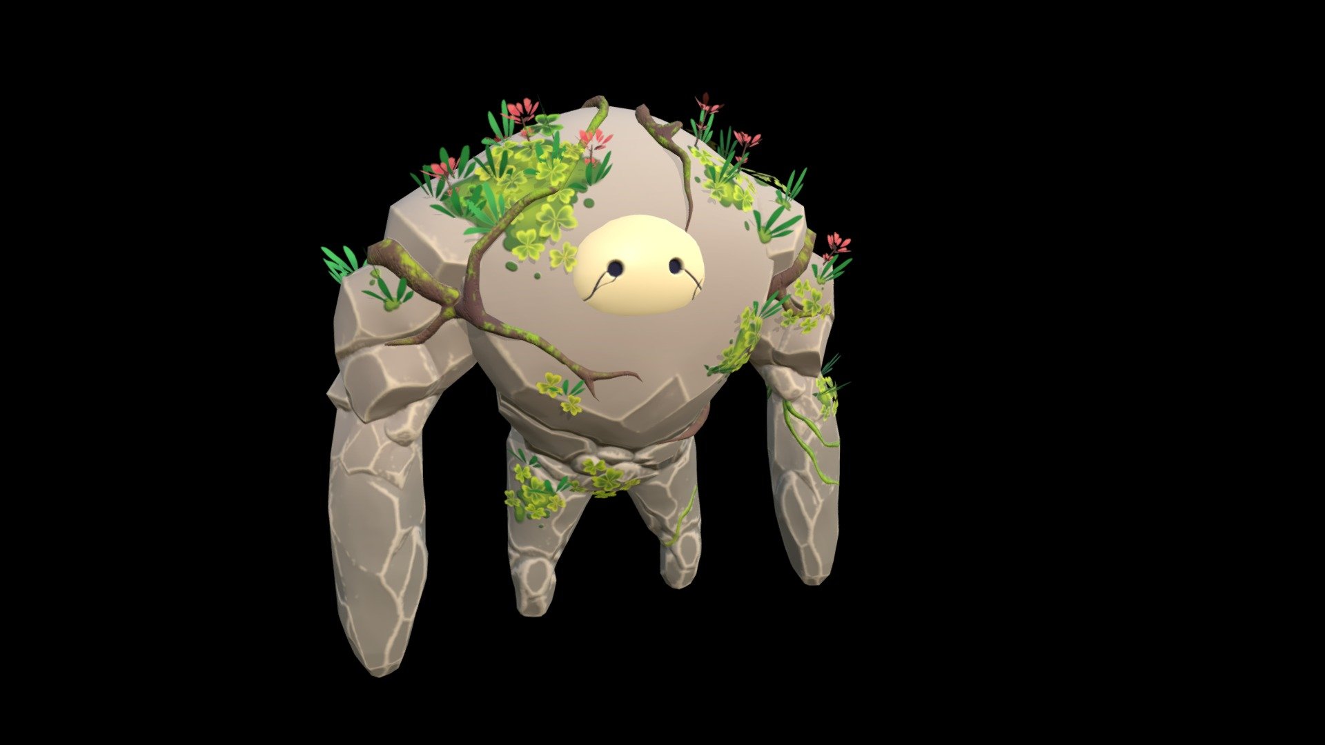 Spring Golem 3d model