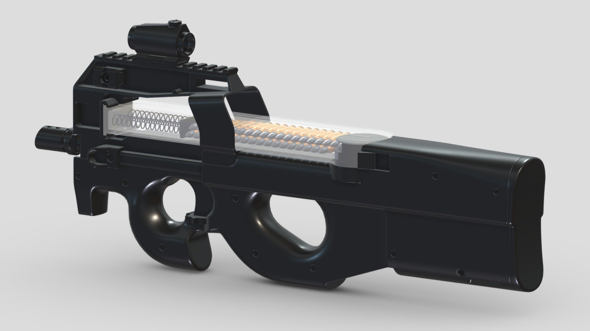 FN P90 3d model