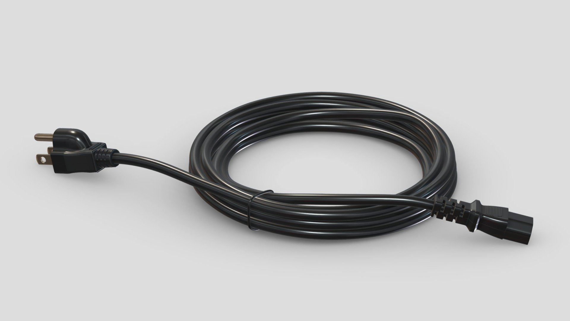 Power Cord 360cm 3d model