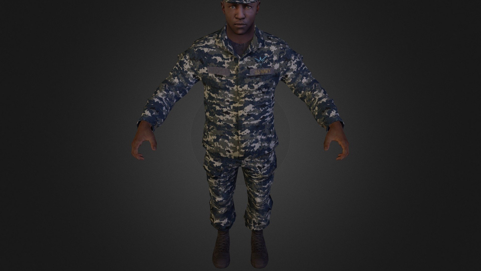 navy_soldier 3d model