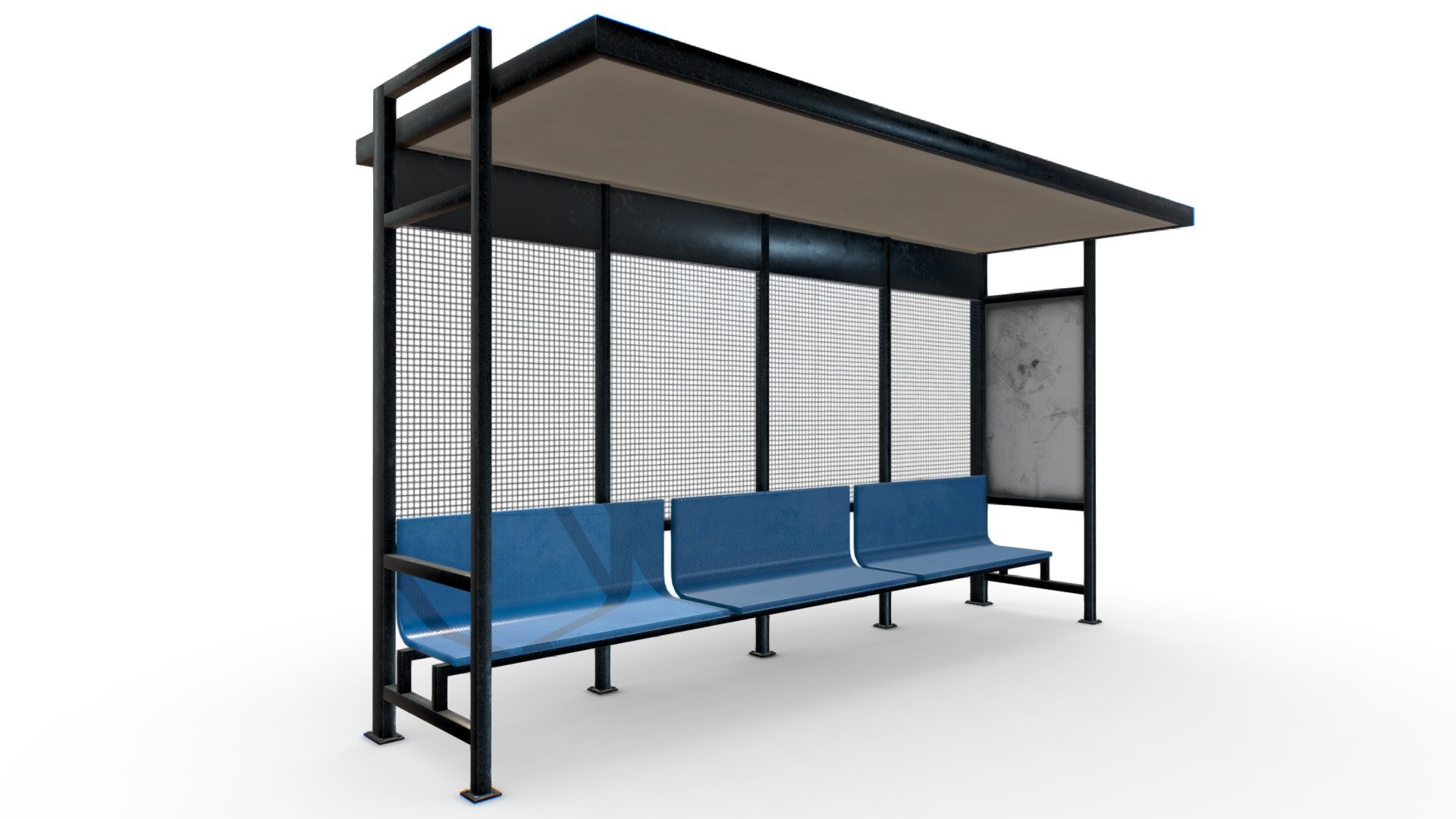 Bus Stop 3d model