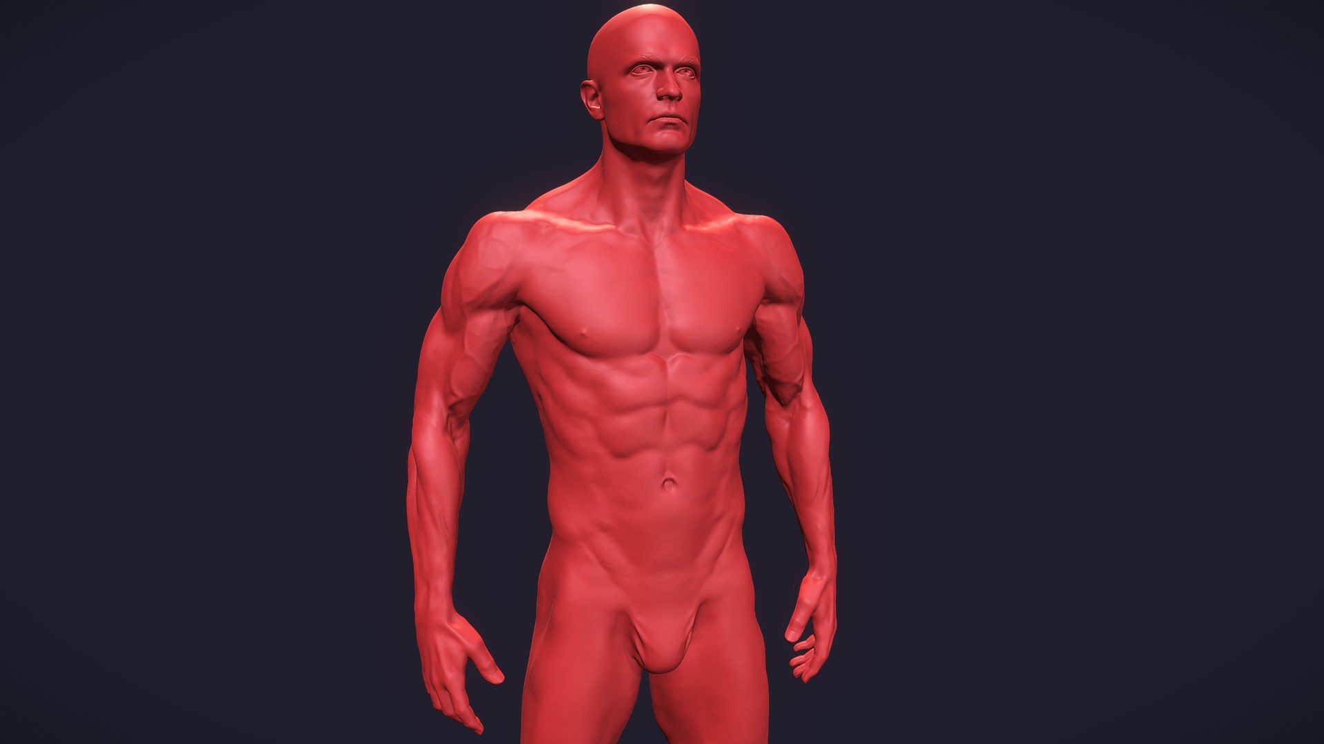 3D Printable Superhuman Body Sculpt 3d model