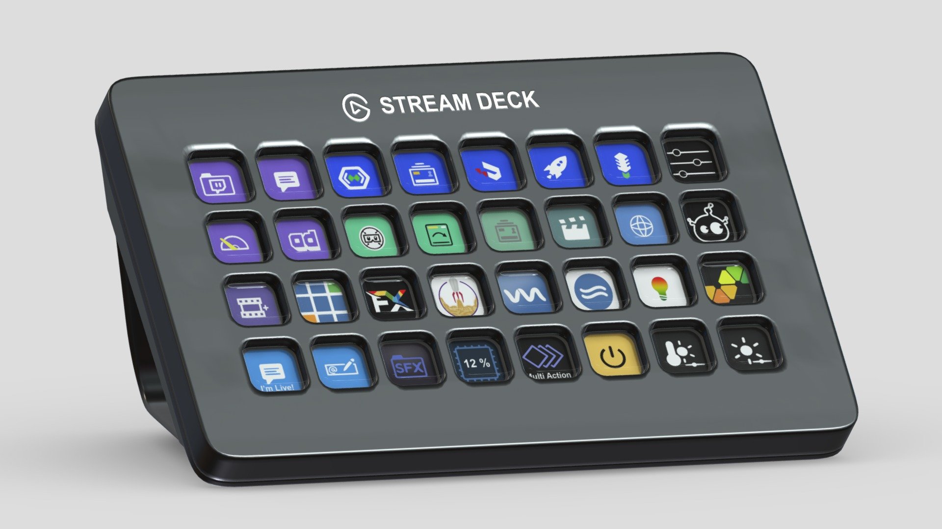 Elgato Stream Deck XL 3d model